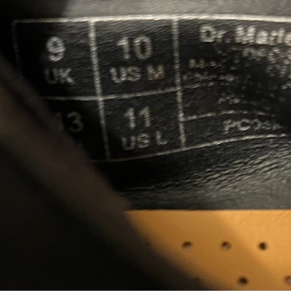 Rare Dr Martens blue swede shoes - Picture 4 of 4